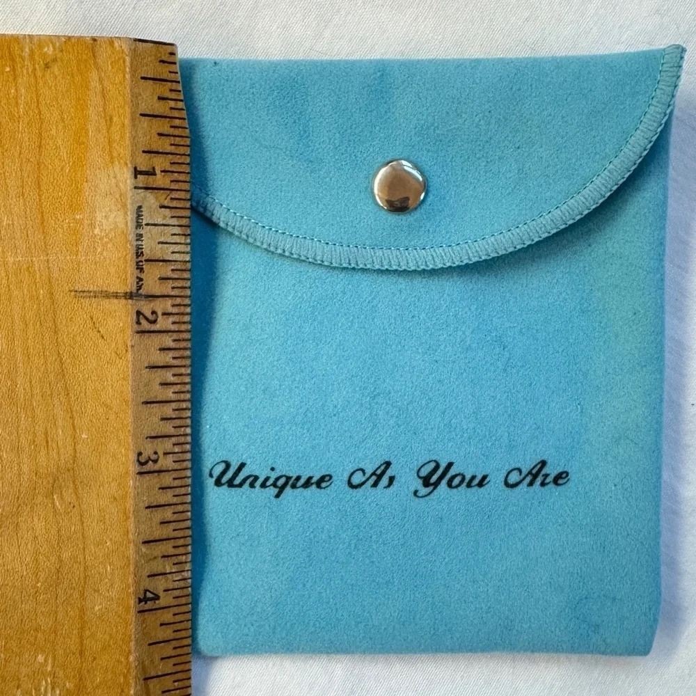Unique A, You Are Blue Jewelry Pouch